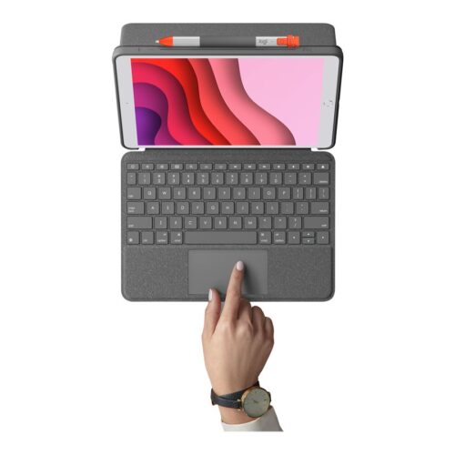 LOGITECH Combo Touch for iPad 7th & 8th generation – Graphite – Fra
