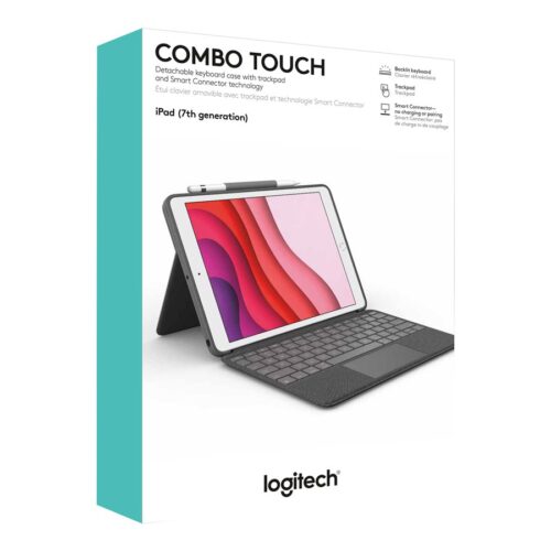 LOGITECH Combo Touch for iPad 7th & 8th generation – Graphite – Fra