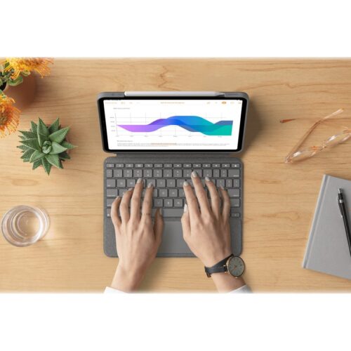 LOGITECH Combo Touch for Ipad Pro 12.9 » 5eme generation – GREY – FR