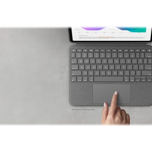 LOGITECH COMBO TOUCH – GREY – CENTRAL (FR)