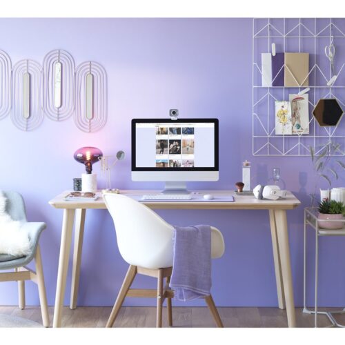 LOGITECH Desk Mat Studio Series Mouse pad lavender