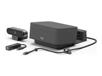 LOGITECH Dock Focus Room Kit Video conferencing kit BRIO Ultra HD Pro Webcam Dock Optimised