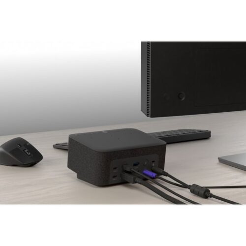 LOGITECH Dock for Teams Docking station USB-C HDMI DP Bluetooth for Room Solution Large