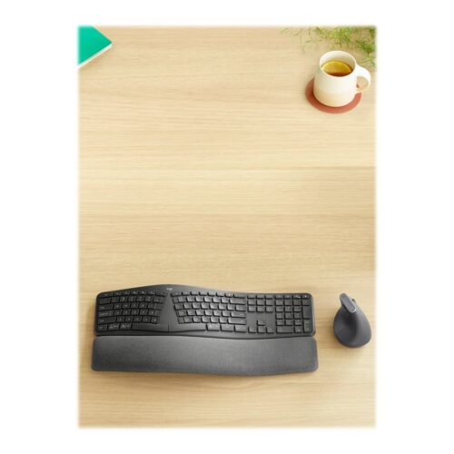 LOGITECH ERGO K860 – GRAPHITE – 2.4GHZ/BT – CENTRAL (FR)