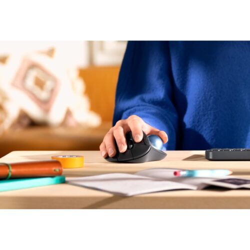 LOGITECH ERGO M575 for Business Trackball right-handed optical 5 buttons wireless Bluetooth Bolt USB receiver graphite