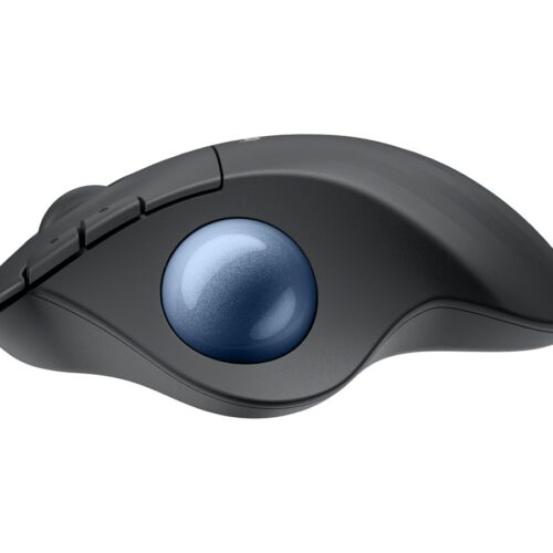 LOGITECH ERGO M575S Wireless Trackball – Graphite + Blue Ball