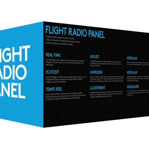 LOGITECH Flight Radio Panel Flight simulator instrument panel wired for PC