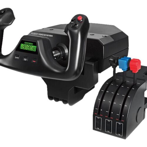 LOGITECH Flight Yoke System Yoke and throttle wired for PC