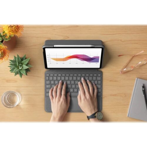 LOGITECH Folio Touch for iPad Air 4th generation – OXFORD GREY – FRA – CENTRAL
