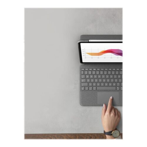 LOGITECH Folio Touch for iPad Air 4th generation – OXFORD GREY – FRA – CENTRAL