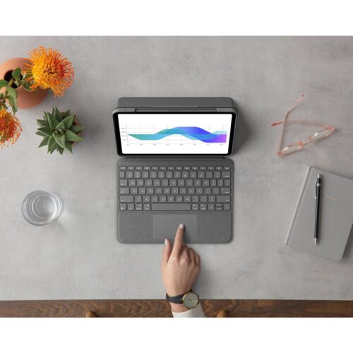 LOGITECH Folio Touch for iPad Air 4th generation – OXFORD GREY – FRA – CENTRAL