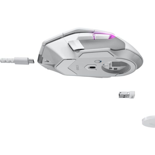LOGITECH G G502 X PLUS Mouse optical wireless 2.4 GHz USB LOGITECH LIGHTSPEED receiver white