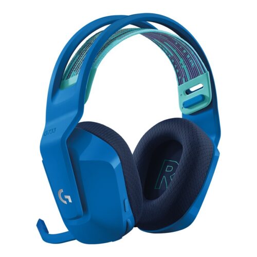 LOGITECH G G733 LIGHTSPEED Wireless RGB Gaming Headset Headset full size 2.4 GHz wireless blue