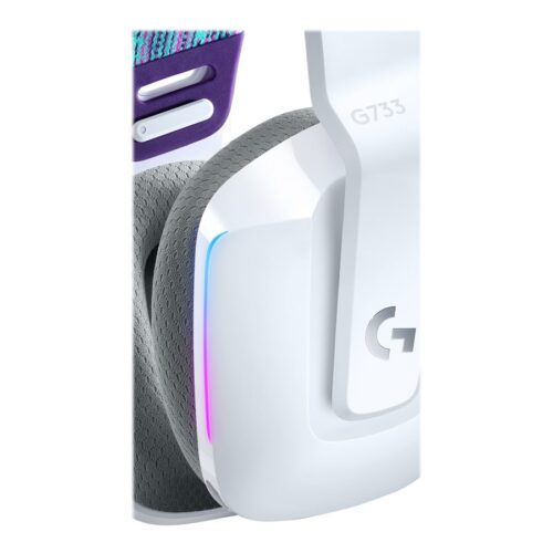 LOGITECH G G733 LIGHTSPEED Wireless RGB Gaming Headset Headset full size 2.4 GHz wireless white