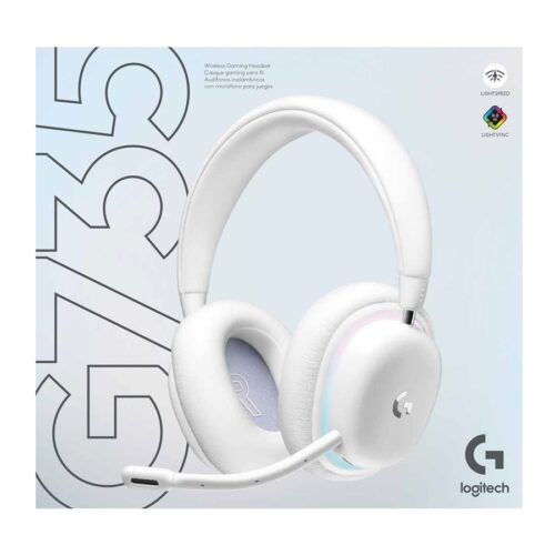 LOGITECH G G735 Headset full size Bluetooth / LIGHTSPEED wireless 3.5 mm jack white mist