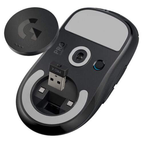 LOGITECH G PRO X SUPERLIGHT Gaming mouse right-handed optical 5 buttons wireless 2.4 GHz USB LIGHTSPEED receiver magenta