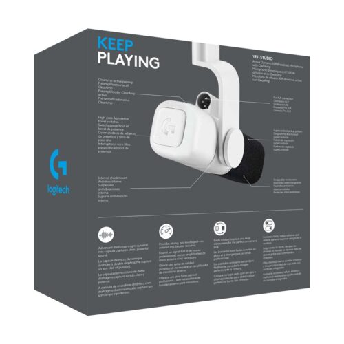 LOGITECH G Yeti Studio Microphone white