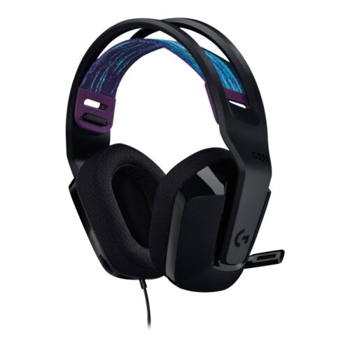 LOGITECH G335 Wired Gaming Headset – BLACK – EMEA