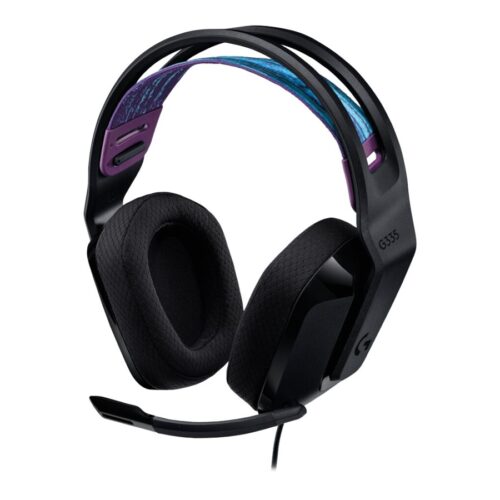 LOGITECH G335 Wired Gaming Headset – BLACK – EMEA