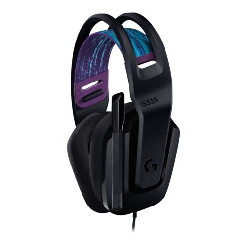 LOGITECH G335 Wired Gaming Headset – BLACK – EMEA