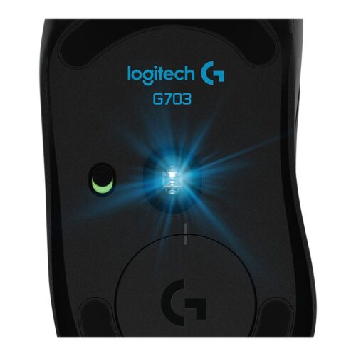 LOGITECH G703 LIGHTSPEED Mouse – BLACK – 2.4GHZ – EER2