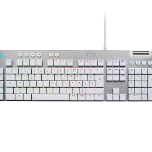 LOGITECH G815 LIGHTSPEED RGB Mechanical Gaming Keyboard – GL Tactile – WHITE – (FRA) – CENTRAL