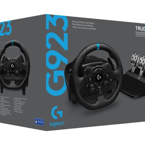 LOGITECH G923 Racing Wheel and Pedals for PS4 and PC – N/A – PLUGG – EMEA