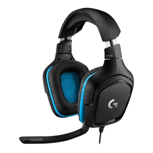 LOGITECH Gaming Headset G432 Headset 7.1 channel full size wired USB 3.5 mm jack black