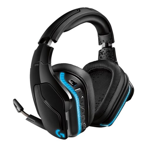 LOGITECH Gaming Headset G935 Headset 7.1 channel full size 2.4 GHz wireless 3.5 mm jack black blue