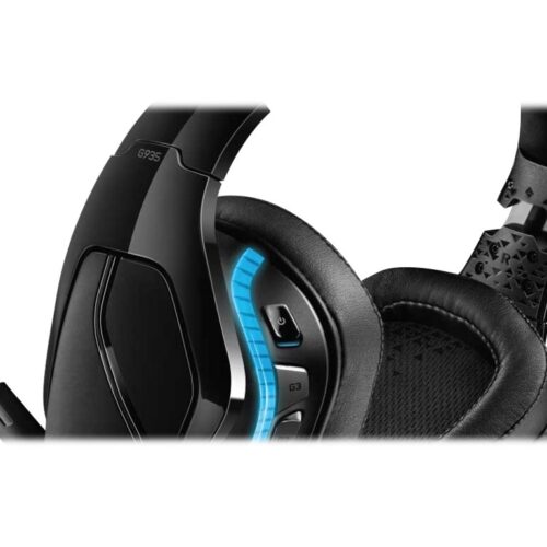 LOGITECH Gaming Headset G935 Headset 7.1 channel full size 2.4 GHz wireless 3.5 mm jack black blue