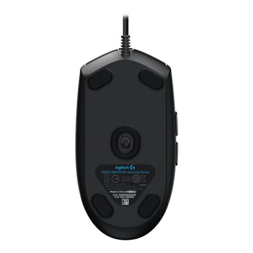 LOGITECH Gaming Mouse G203 LIGHTSYNC Mouse optical 6 buttons wired USB black