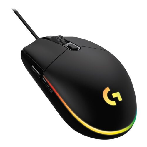 LOGITECH Gaming Mouse G203 LIGHTSYNC Mouse optical 6 buttons wired USB black