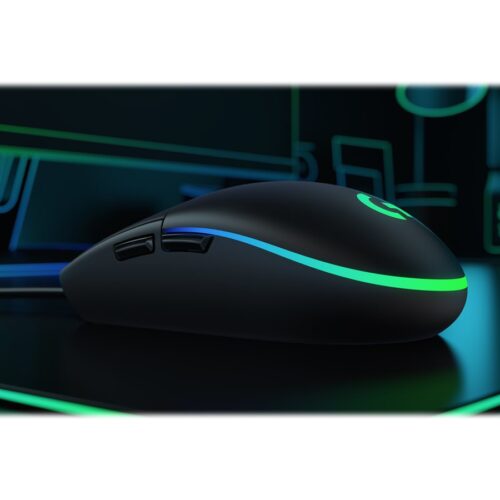 LOGITECH Gaming Mouse G203 LIGHTSYNC Mouse optical 6 buttons wired USB black