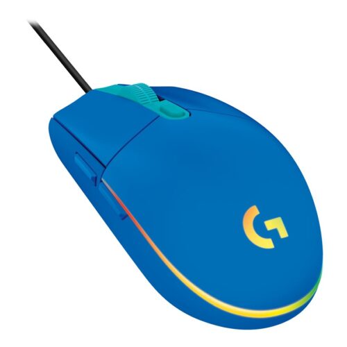 LOGITECH Gaming Mouse G203 LIGHTSYNC Mouse optical 6 buttons wired USB blue
