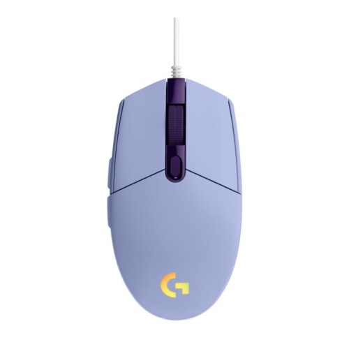 LOGITECH Gaming Mouse G203 LIGHTSYNC Mouse optical 6 buttons wired USB lilac for Komplett Epic Gaming PC a125
