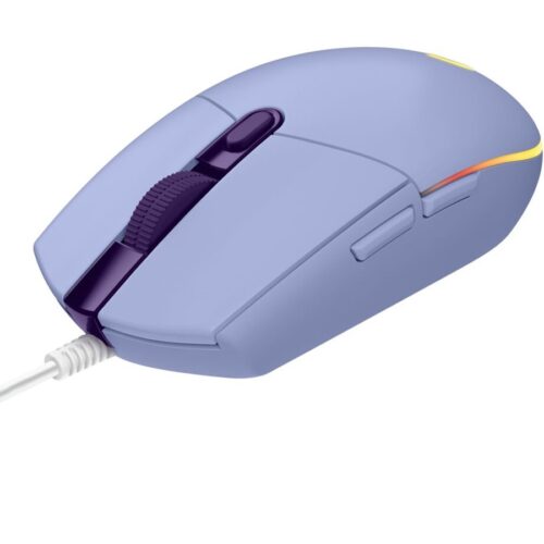 LOGITECH Gaming Mouse G203 LIGHTSYNC Mouse optical 6 buttons wired USB lilac for Komplett Epic Gaming PC a125