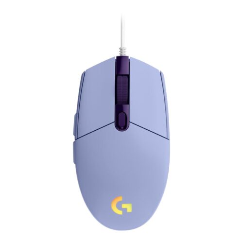 LOGITECH Gaming Mouse G203 LIGHTSYNC Mouse optical 6 buttons wired USB lilac for Komplett Epic Gaming PC a125