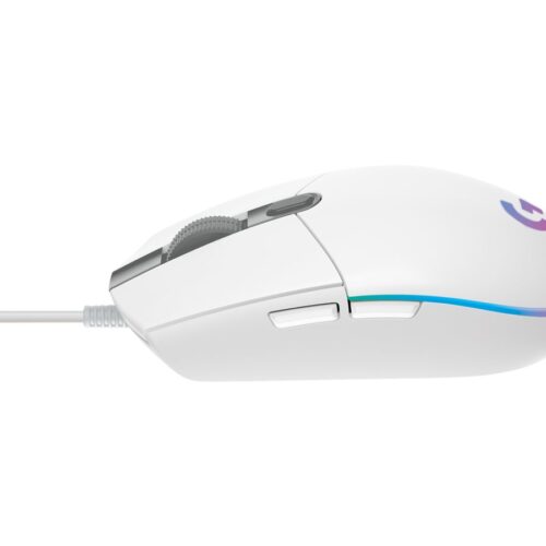 LOGITECH Gaming Mouse G203 LIGHTSYNC Mouse optical 6 buttons wired USB white