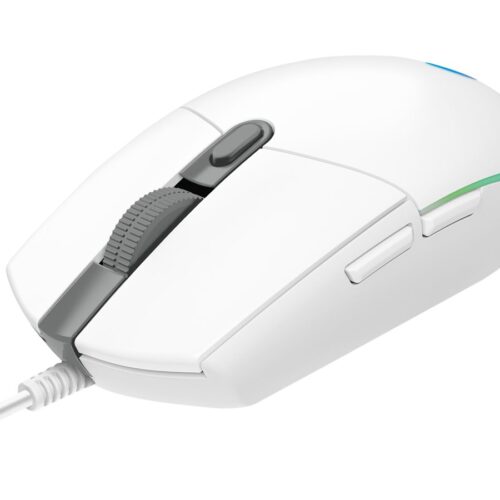 LOGITECH Gaming Mouse G203 LIGHTSYNC Mouse optical 6 buttons wired USB white