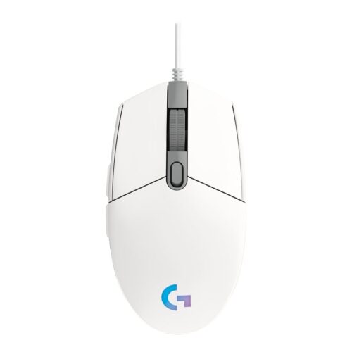LOGITECH Gaming Mouse G203 LIGHTSYNC Mouse optical 6 buttons wired USB white