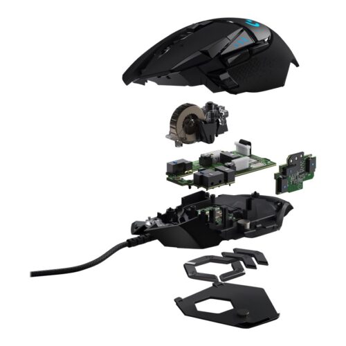 LOGITECH Gaming Mouse G502 Hero Mouse optical 11 buttons wired USB