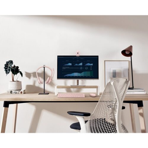 LOGITECH H390 Headset on-ear wired USB-A rose