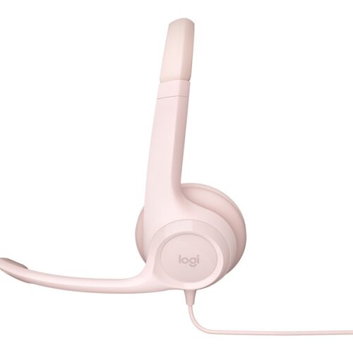 LOGITECH H390 Headset on-ear wired USB-A rose