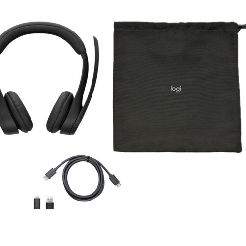 LOGITECH Headset – Zone 305 – Midnight Black – 2.4GHZ/BT – PLUGC – EMEA28-935 – BUNDLE TEAMS