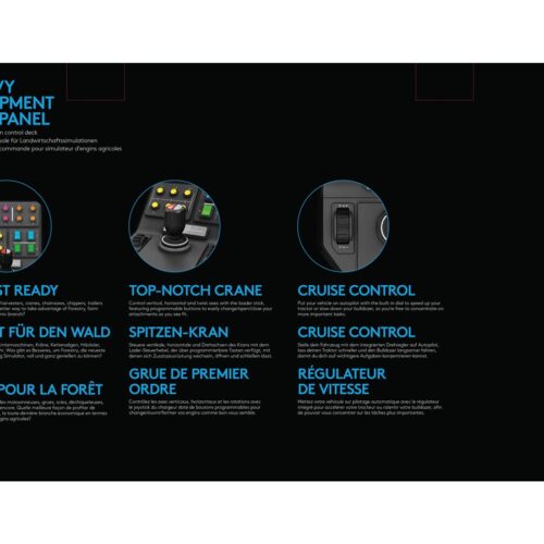 LOGITECH Heavy Equipment Side Panel Flight simulator controller wired for PC