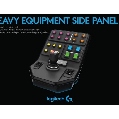 LOGITECH Heavy Equipment Side Panel Flight simulator controller wired for PC
