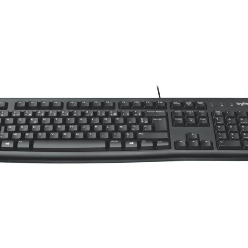 LOGITECH K120 Corded Keyboard black USB (FRA)