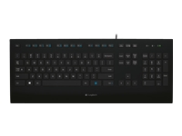 LOGITECH K280e corded Keyboard USB black (FR)