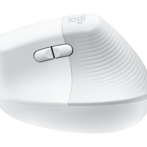 LOGITECH Lift for Business Vertical mouse ergonomic 6 buttons wireless Bluetooth 2.4 GHz Bolt USB receiver off-white