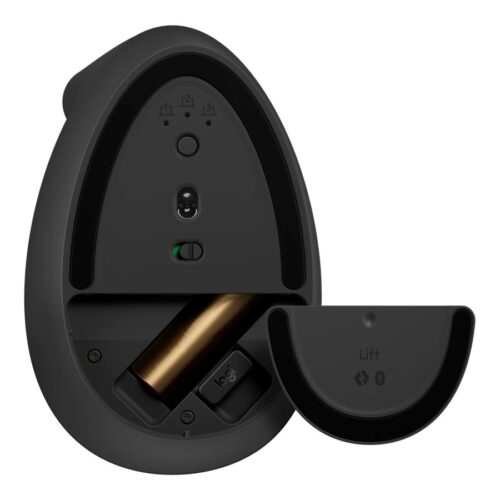 LOGITECH Lift Vertical Ergonomic Mouse Vertical mouse ergonomic left-handed optical 6 buttons wireless Bluetooth 2.4 GHz